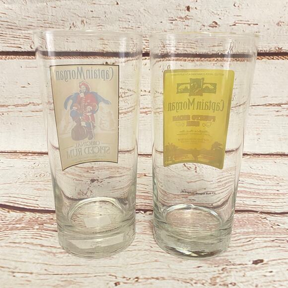 CAPTAIN MORGAN RUM Pint Glasses - Picture 4 of 6